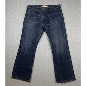 Levi's 527 jeans men's 36x30 low boot cut blue denim pants western cowboy Ranch
